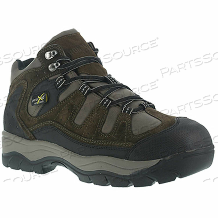 IA5730 HIGH RIDGE INTERNAL MET GUARD HIKER, STEEL TOE, MEN'S SZ 7.5 M WIDE, BROWN 