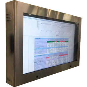 INDOOR/OUTDOOR LCD GUARDIAN TV ENCLOSURE FOR 37"-49" MONITORS, STAINLESS STEEL by Pc Enclosures