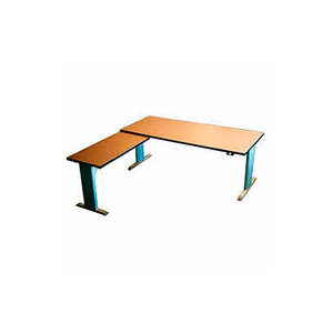 ACCELLA HEIGHT ADJUSTABLE LEFT RETURN DESK - MAPLE by Adas LLC