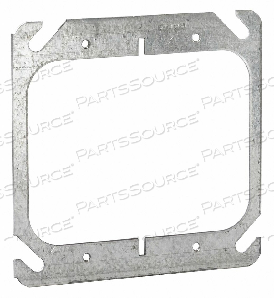 SQUARE MUD RING 2 DEVICE 4  FLAT by Hubbell Power Systems