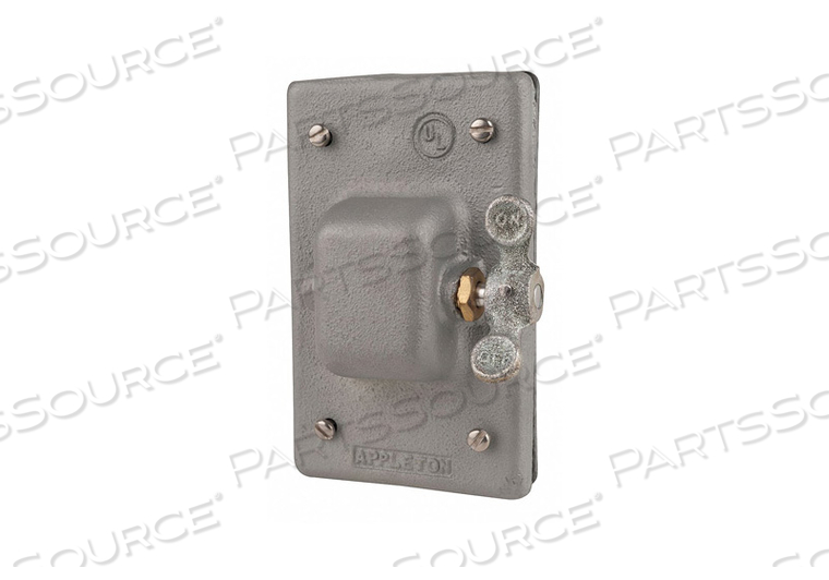 WEATHERPROOF COVER VERTICAL GRAY by Appleton Electric