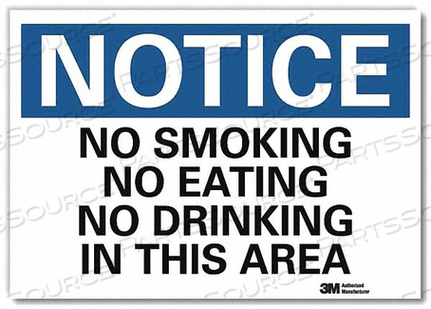 NOTICESIGN REFLCSELFADHVINYL 14INWX10INH by Lyle Signs Inc.