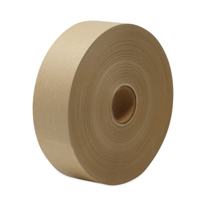 GUMMED KRAFT SEALING TAPE, 3" CORE, 2" X 600 FT, BROWN, 12/CARTON by General Supply