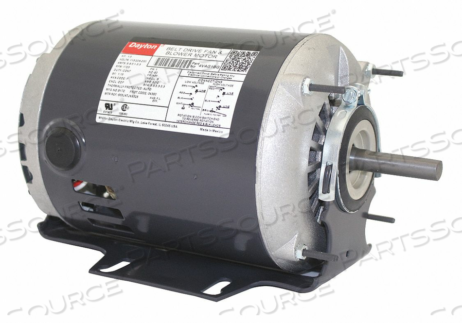 MOTOR SP PH 1/3 HP 1725 115/208-230V 48Y by DAYTON ELECTRIC MANUFACTURING CO
