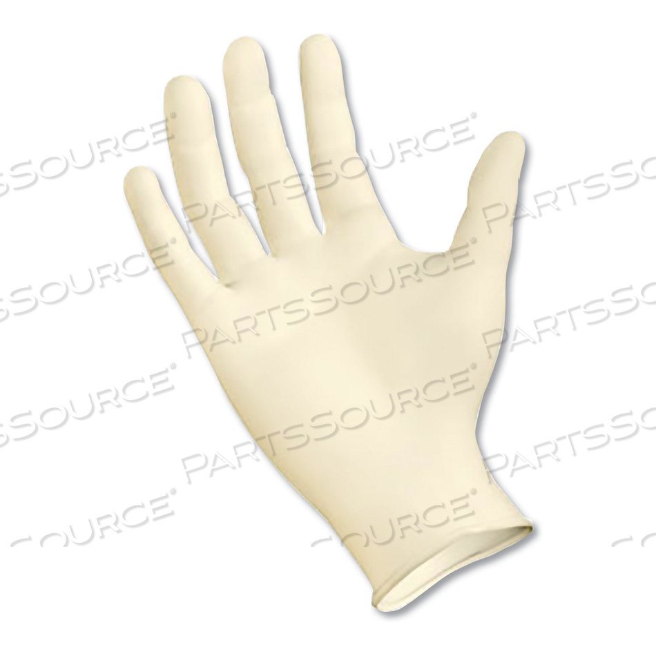 POWDER-FREE LATEX EXAM GLOVES, MEDIUM, NATURAL, 4 4/5 MIL, 1,000/CARTON 