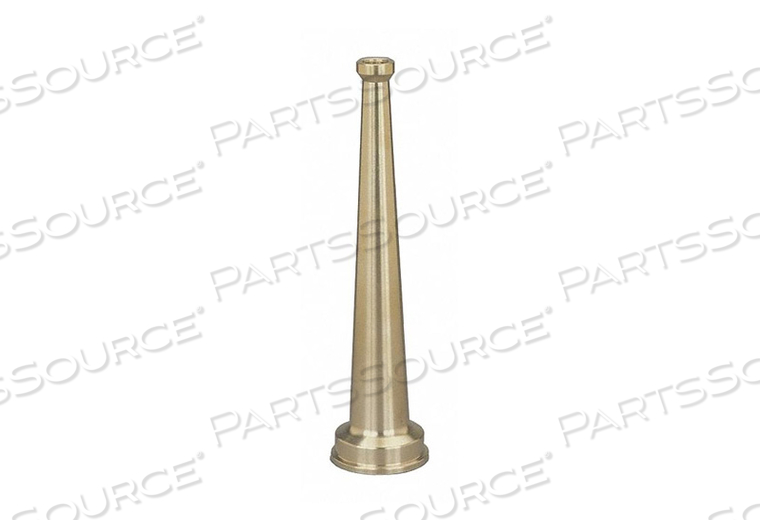 BRASS PLAIN HOSE NOZZLE NPSH 1 by Dixon Valve and Coupling