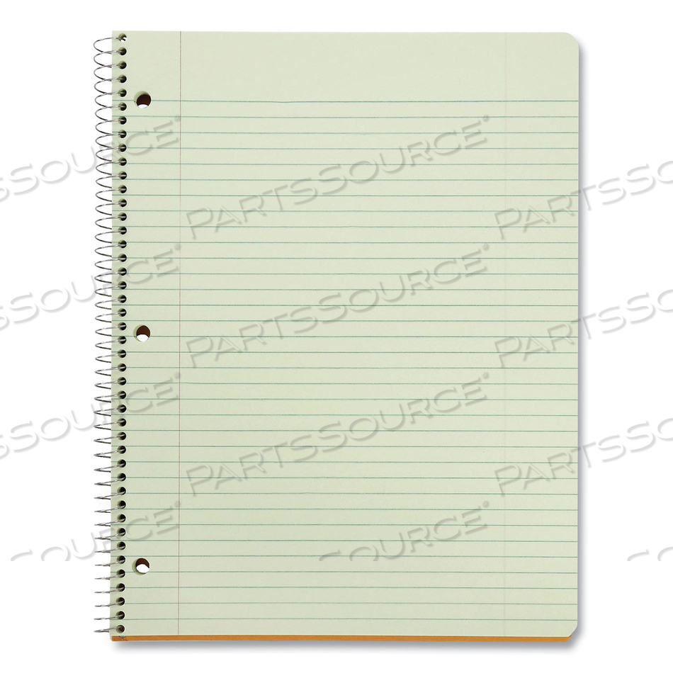 ONE-SUBJECT NOTEBOOK, MEDIUM/COLLEGE RULE, TAN COVER, 11 X 8.5, 80 SHEETS 