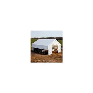 MOO-TEL CALF NURSERY W/ DOORS 26'W X 36'L WHITE by Clearspan