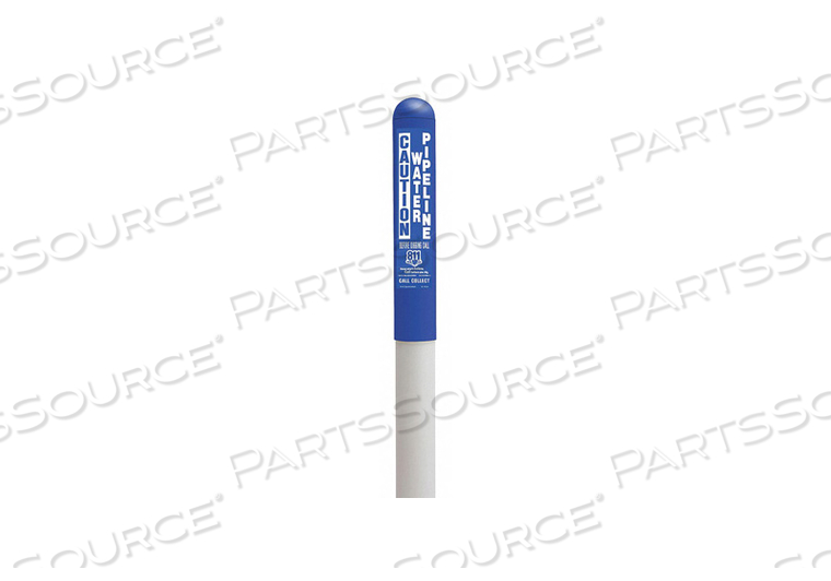 UTILITY DOME MARKER 66 IN H BLUE/WHITE by Tapco UTILITY DOME MARKER 66 IN H BLUE/WHITE by Tapco