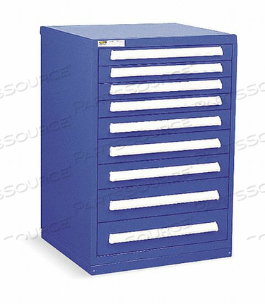 G8295 MOD DRAWER CAB 44 H 9 DRAWER DARK BLUE by Stanley Vidmar G8295 MOD DRAWER CAB 44 H 9 DRAWER DARK BLUE by Stanley Vidmar