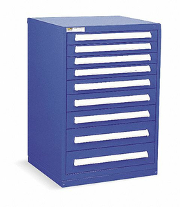 G8295 MOD DRAWER CAB 44 H 9 DRAWER DARK BLUE by Stanley Vidmar G8295 MOD DRAWER CAB 44 H 9 DRAWER DARK BLUE by Stanley Vidmar