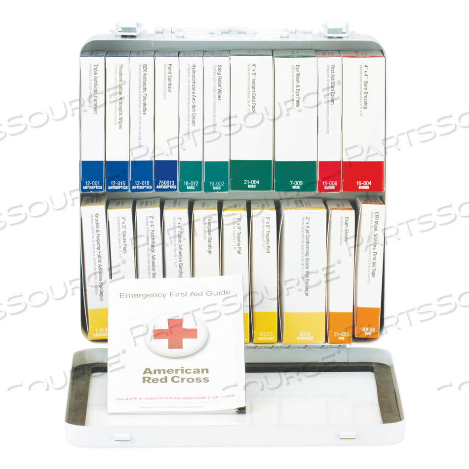 FIRST AID KIT 50 PEOPLE METAL 24 COMP. by First Aid Only FIRST AID KIT 50 PEOPLE METAL 24 COMP. by First Aid Only