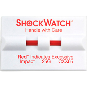 SPOTSEE CLIP DOUBLE TUBE IMPACT INDICATORS, 25G RANGE, 100/BOX by Shockwatch Inc