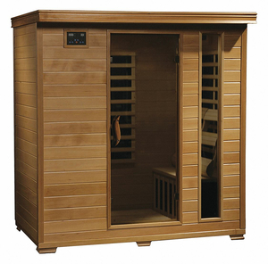 SAUNA STD 4 PPL CARBON HEATER HEMLOCK by Radiant Health Saunas