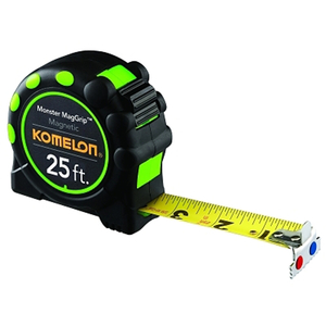 MAGNETIC TIP TAPE MEASURE 1 IN X 25 FT by Komelon MAGNETIC TIP TAPE MEASURE 1 IN X 25 FT by Komelon