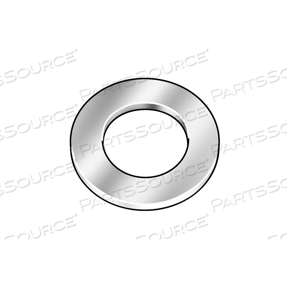 MIL SPEC WASHER, FOR SCREW SIZE 3/8 IN, STAINLESS STEEL, 18-8, PLAIN, 0.438 IN IN DIA by Approved Vendor