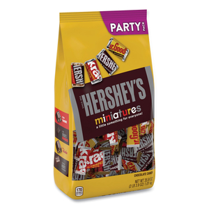 MINIATURES VARIETY PARTY PACK, ASSORTED CHOCOLATES, 35.9 OZ BAG by Hershey's