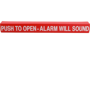 WRAP, PUSH PAD, PUSH TO OPEN, RED by Detex WRAP, PUSH PAD, PUSH TO OPEN, RED by Detex