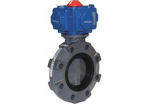 BUTTERFLY VALVE 6IN PVC EPDM PNEUSPR RTN by Hayward