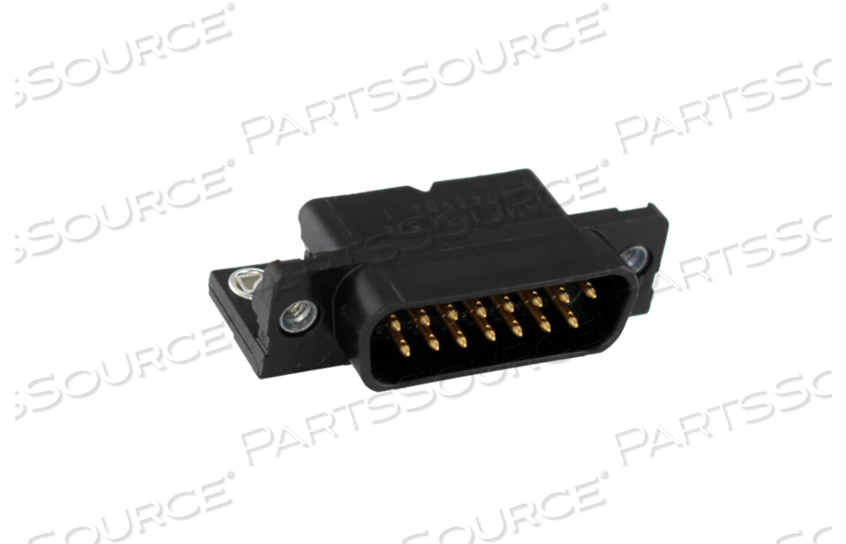 PCB MOUNT CONNECTION, DA15-M RA, 3/8IN SIZE, PLASTIC by Spacelabs Healthcare