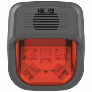 HORN STROBE ALARM 4-3/4 L 2 W LED by Macurco