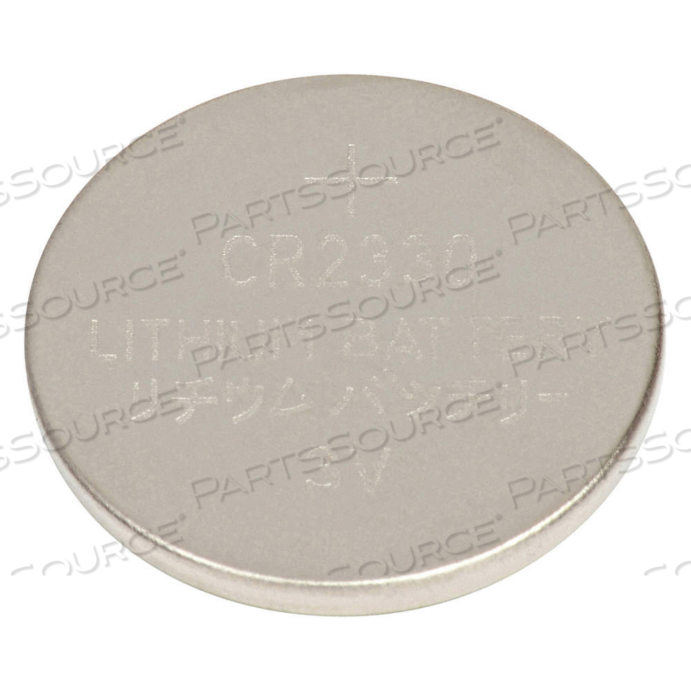 COIN CELL BATTERY, 2330 BATTERY SIZE, LITHIUM, 265 MAH CAPACITY, 3V DC, 0.905 IN DIA by R&D Batteries, Inc.