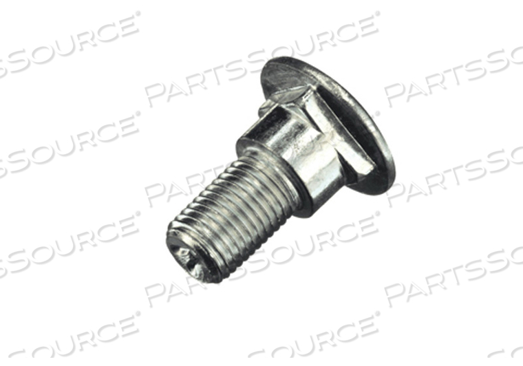 ROUND CARRIAGE BOLT, 0.38 IN-24, STEEL, 0.9 IN by Hillrom