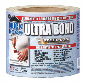 QUICK ROOF ULTRA BOND WHITE 4 X25FTFT by Cofair