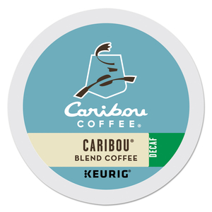 CARIBOU BLEND DECAF COFFEE K-CUPS, 24/BOX by Caribou Coffee