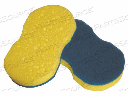 SCRUBBER SPONGE, MATERIAL NYLON, PRODUCT TYPE SCRUBBER SPONGE, OVERALL LENGTH 6 IN, OVERALL WIDTH 3 3/8 IN, OVERALL HEIGHT 7/8 IN, THICKNESS by Tough Guy