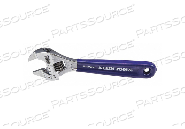 WRENCH SLIM-JAW ADJUSTABLE 4 by Klein Tools