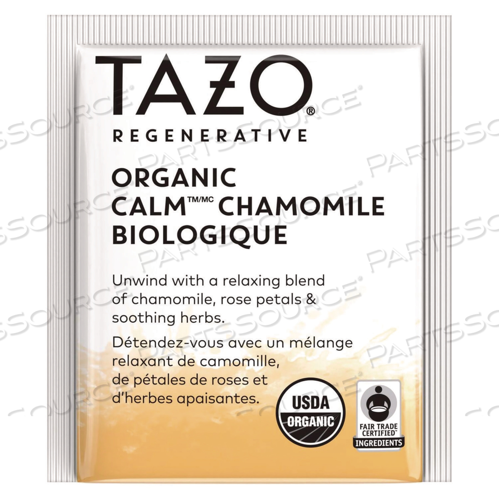 TEA BAGS, ORGANIC CALM CHAMOMILE by Tazo TEA BAGS, ORGANIC CALM CHAMOMILE by Tazo