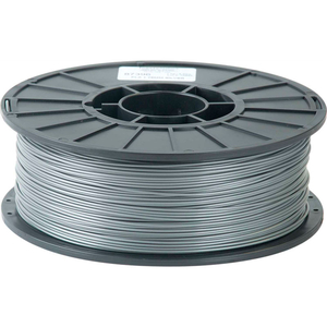 PREMIUM 3D PRINTER FILAMENT, PLA, 1 KG, 1.75 MM, SILVER by Toner Plastics