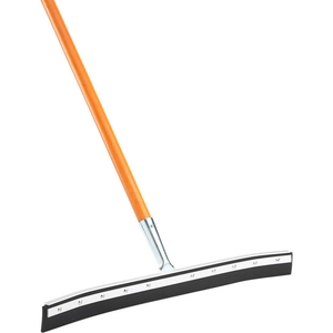 STANDARD DUTY CURVED FLOOR SQUEEGEE, HARD RUBBER, 24" by Libman