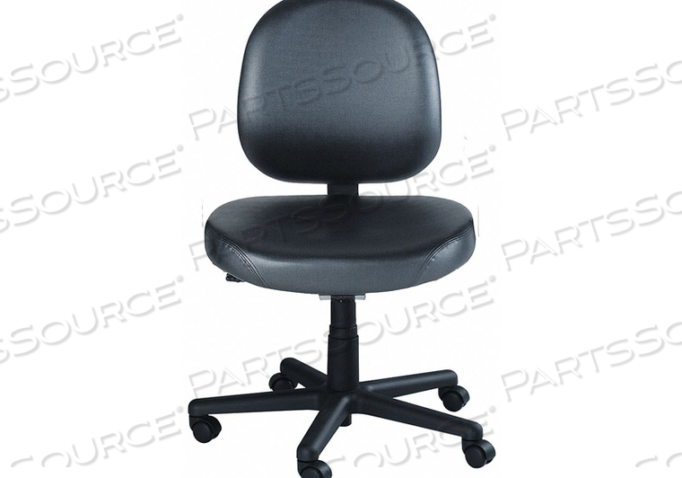 BIG/TALL CHAIR VINYL BLACK 16-21 SEAT HT 