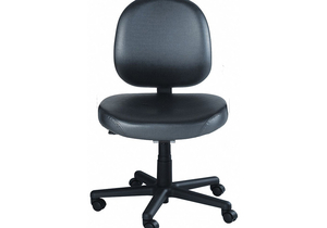 BIG/TALL CHAIR VINYL BLACK 16-21 SEAT HT by Cramer