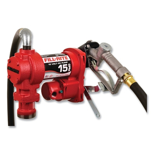 DC FUEL TRANSFER PUMP W/20" STEEL TELESCOPING SUCTION PIPE, 15 GPM, 2" BUNG MOUNT by Fill-Rite