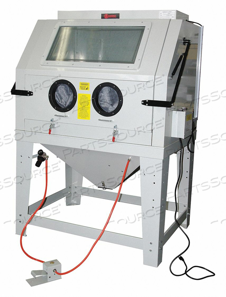 ABRASIVE BLAST CABINET 70INHX47INWX46IND by Allsource Blasters & Equipment ABRASIVE BLAST CABINET 70INHX47INWX46IND by Allsource Blasters & Equipment