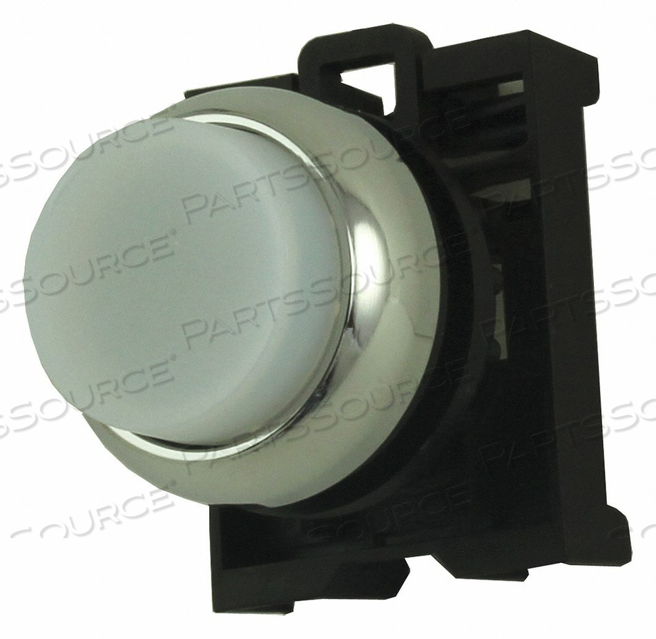 ILLUM PUSH BUTTON OPERATOR 22MM WHITE by Eaton