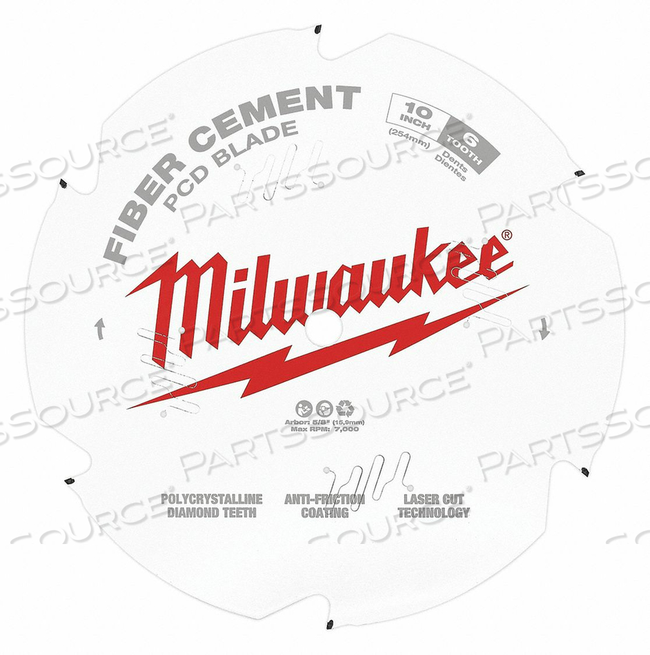 CIRCULAR SAW BLADE BLADE DIA 10 IN. by Milwaukee Electric Tools CIRCULAR SAW BLADE BLADE DIA 10 IN. by Milwaukee Electric Tools