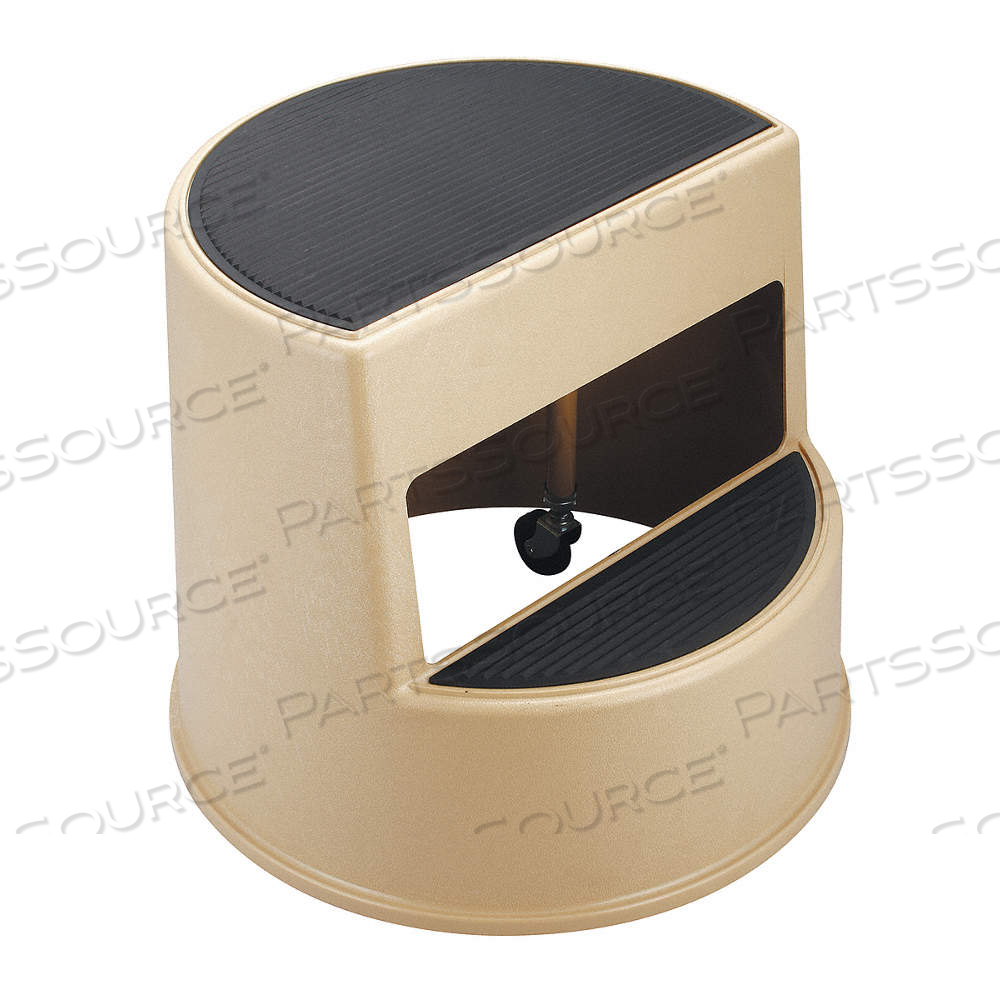 STEP STOOL, 13.5 IN OVERALL HT, 350 LB LOAD CAP, 2 STEPS, PLASTIC, WT-ACTUATED by Approved Vendor