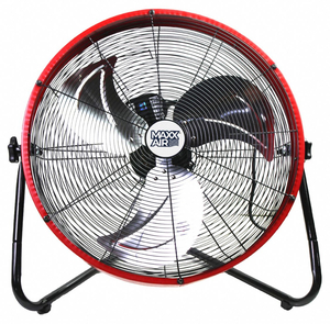 HIGH VELOCITY SHROUDED FLOOR FAN 3 SPEED by Maxx Air