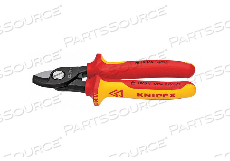 INSULATED CABLE SHEAR SHEAR CUT 6-1/2 IN by Knipex