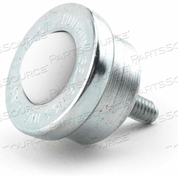 1" NYLON MAIN BALL WITH 5/16" STUD IN CARBON STEEL HOUSING by Hudson Bearings LLC