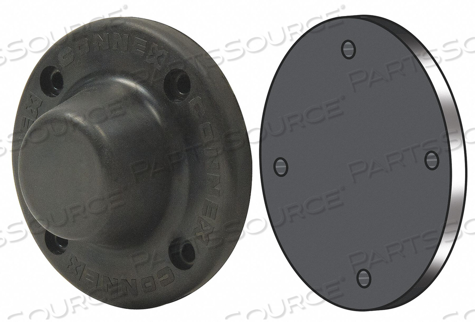 MAGNETIC DOOR HOLDER EPDM RUBBER BLACK by Mag-Mate