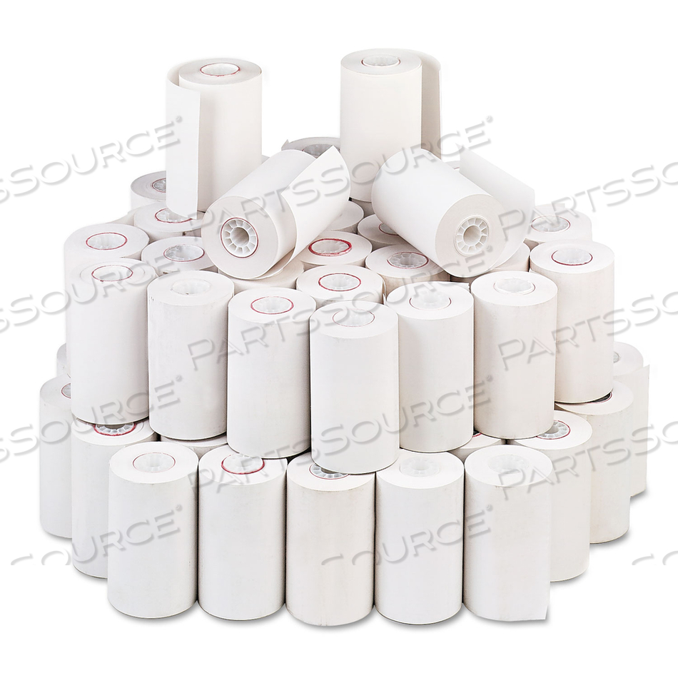 DIRECT THERMAL PRINTING THERMAL PAPER ROLLS, 3.13" X 90 FT, WHITE by Iconex