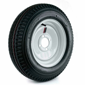 KENDA LOADSTAR TRAILER TIRE AND 4-HOLE WHEEL - 5.30-12 - LRC - 6 PLY by Martin Wheel Co.