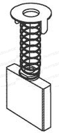 BRUSH, 1/4 IN X 1-1/4 IN 