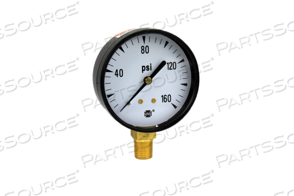 1/4IN LM 0 TO 160PSI GAUGE 
