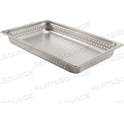 PAN, STEAM, FULL, 2.5"D, PERF, SS by Browne Foodservice